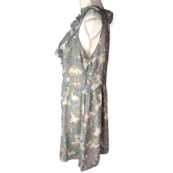 GAP Sleeveless Frilly V-neck Paint Splatter Mini Dress - Picture 3 of 6